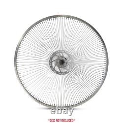 29 w 144 rayons Roue de vélo à disque avant et arrière avec cassette 16T Noir