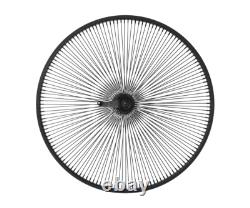 29 x 1.75 Roue de vélo 144 rayons MOYEU FREEWHEEL COASTER BMX Vélos NOIR CHROME