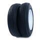 2pcs Pneus De Remorque 5.30-12 & Jantes 530-12 5.30 X 12 Lrb 5 Lug Roue à Rayons Blancs