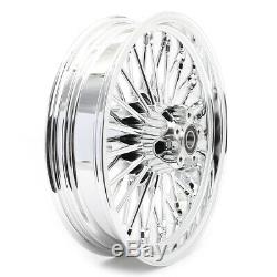36 Fat Jante 21x3.5 16x3.5 Chrome Pour Harley Dyna Heritage Softail Deluxe