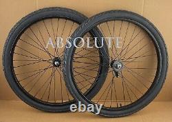 36 PARLE RIVAGE CRUISER 26 X 2.125 AVANT & COASTER JANTE AVEC PNEUS BEACHBUM TOUT NOIR