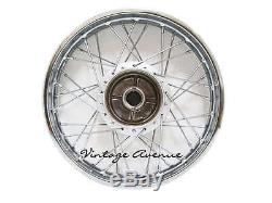 386-newhonda Cb100 Cl100 Cl100s Avant18-arriere18 Jante + Moyeu + Rayon F9s + R7s