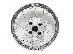 386-newhonda Cb100 Cl100 Cl100s Avant18-arriere18 Jante + Moyeu + Rayon F9s + R7s