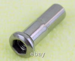40 nipples de rayons en acier inoxydable Harley 16x3.0 profil jante en aluminium lisse
