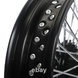 72 Rayons 16 Traction Arrière Avant Ensemble Complet Pour Dyna Softail Sportster Touring