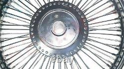 80 Rayons Roue de frein à disque avant arrière en jante noire pour Royal Enfield Classic