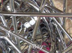 80 Ressorts Chrome 16x 3 Roues Harley Shovelhead Fl Avant & Arriere & Fx 73-84 Arriere