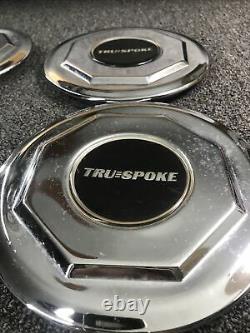 80s Tru Spoke Truspoke Ray Wire Cadillac Chrome Wheel Center Hub Cap 6 7/8 #l