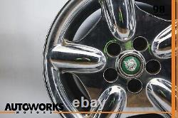 97-06 Jaguar X100 XK8 XKR 8 x R17 17 Jante Chrome MJA6116AB OEM