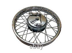 Adapté pour Royal Enfield Ensemble de roues avant et arrière complètes 19 40 rayons