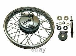 Adapté pour Royal Enfield Ensemble de roues avant et arrière complètes 19 40 rayons