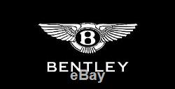 Bentley Continental D'argent De Moyeu De Roue Cap 21' 7 Spoke Rim