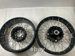 Bmw R1200gs Adventure LC Spoked Tubeless Wheels Front And Rear Paire. R1250g