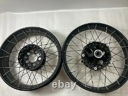 Bmw R1200gs Adventure LC Spoked Tubeless Wheels Front And Rear Paire. R1250g