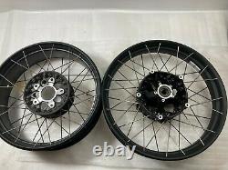 Bmw R1200gs Adventure LC Spoked Tubeless Wheels Front And Rear Paire. R1250g