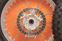 En français, cela se traduit par : 2003 02-11 YZ250 YZ 250 Ensemble de roues avant et arrière OEM Moyeu Jante Rayon Pneu Centre 19/21