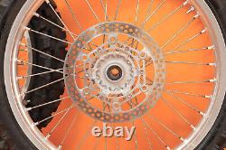En français, cela se traduit par : 2003 02-11 YZ250 YZ 250 Ensemble de roues avant et arrière OEM Moyeu Jante Rayon Pneu Centre 19/21