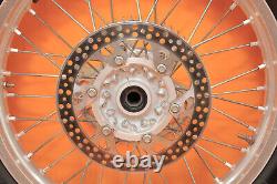 En français, cela se traduit par : 2003 02-11 YZ250 YZ 250 Ensemble de roues avant et arrière OEM Moyeu Jante Rayon Pneu Centre 19/21