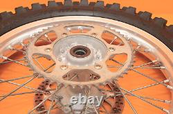 En français, cela se traduit par : 2003 02-11 YZ250 YZ 250 Ensemble de roues avant et arrière OEM Moyeu Jante Rayon Pneu Centre 19/21