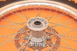 En français, cela se traduit par : 2003 02-11 YZ250 YZ 250 Ensemble de roues avant et arrière OEM Moyeu Jante Rayon Pneu Centre 19/21