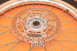 En français, cela se traduit par : 2003 02-11 YZ250 YZ 250 Ensemble de roues avant et arrière OEM Moyeu Jante Rayon Pneu Centre 19/21