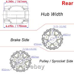 Ensemble de jantes avant et arrière à rayons gras chromés de 16 x 3,5 pouces pour Harley Touring Softail