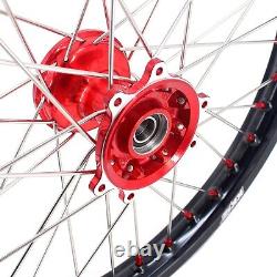 Ensemble de jantes en alliage à rayons de fonte 21 18 pour HONDA CR125R CR250R de 2002 à 2013