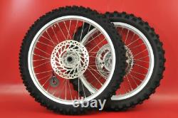 Ensemble de moyeu de jante de pneu avant et arrière pour Honda CR250 CR250R CR 250 de 2000 2001