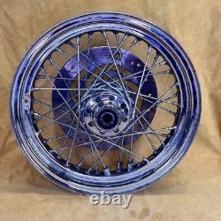Ensemble de moyeu de jante de roue avant à rayons Harley Davidson OEM (16x3.00) 43085-97