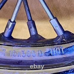 Ensemble de moyeu de jante de roue avant à rayons Harley Davidson OEM (16x3.00) 43085-97