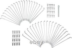 Ensemble de rayons Drag Specialties 16-0501-BC629 Centre tombé avant/arrière chrome