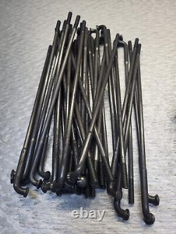 Ensemble de rayons avant et arrière Harley WL WLA WLC WLD Flathead 16 Parkerized 3942-40