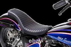 Ensemble de rayons centrale tombante chromés de 16 pouces DS pour Harley Bad Boy 95-97