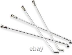 Ensemble de rayons chromés avant/arrière de 40 pièces pour moyeu en acier avec 16 jantes remplace 43032-40C