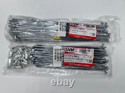 Ensemble de rayons de roue avant et arrière 18' 21' CP pour Yamaha Enduro DT DT125 DT175