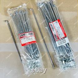 Ensemble de rayons de roue avant et arrière 18' 21' CP pour Yamaha Enduro DT DT125 DT175