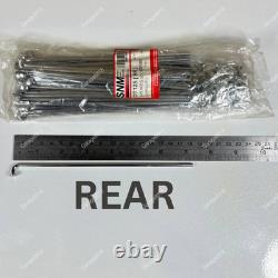 Ensemble de rayons de roue avant et arrière 18' 21' CP pour Yamaha Enduro DT DT125 DT175