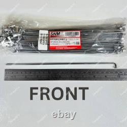Ensemble de rayons de roue avant et arrière 18' 21' CP pour Yamaha Enduro DT DT125 DT175