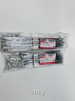 Ensemble de rayons de roue avant et arrière 18' 21' CP pour Yamaha Enduro DT DT125 DT175