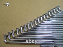 Ensemble de rayons de roue avant et arrière adapté pour Suzuki DR600 sa3250