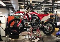 Ensemble de roues Cnc avec moyeux rouges pour Honda Crf250r 2014-2024 Crf450r 2013/2024 21/19