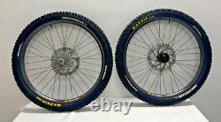 Ensemble de roues Mavic XE 729 Disc 9 vitesses 36 rayons axe traversant 26 pouces avec moyeux Specialized/Ringle