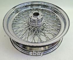 Ensemble de roues à 80 rayons LANDMARK 17x5 R 19x2.5 F Harley Davidson Wide Glide Chopper