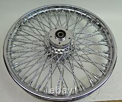Ensemble de roues à 80 rayons LANDMARK 17x5 R 19x2.5 F Harley Davidson Wide Glide Chopper