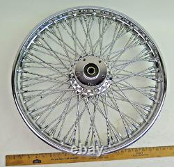 Ensemble de roues à 80 rayons LANDMARK 17x5 R 19x2.5 F Harley Davidson Wide Glide Chopper