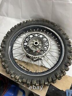 Ensemble de roues avant et arrière KX250F KX 250F 2010-2018 Hub Rim Center Spokes Tire 19/21