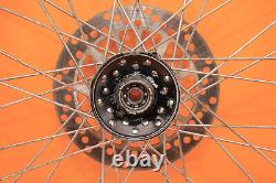 Ensemble de roues avant et arrière OEM 1987 86-87 TT350 XT350 avec moyeu, jante, rayons, pneu et centre