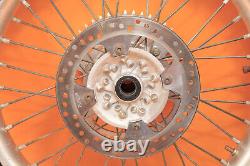Ensemble de roues avant et arrière OEM KX250 KX 250 2004 04-07 Moyeu Jante Rayons Pneu Centre