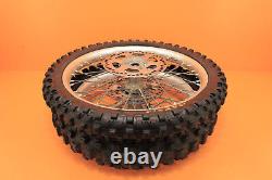 Ensemble de roues avant et arrière OEM KX250 KX 250 2004 04-07 Moyeu Jante Rayons Pneu Centre