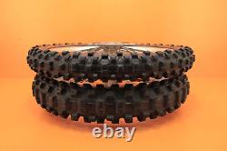 Ensemble de roues avant et arrière OEM KX250 KX 250 2004 04-07 Moyeu Jante Rayons Pneu Centre